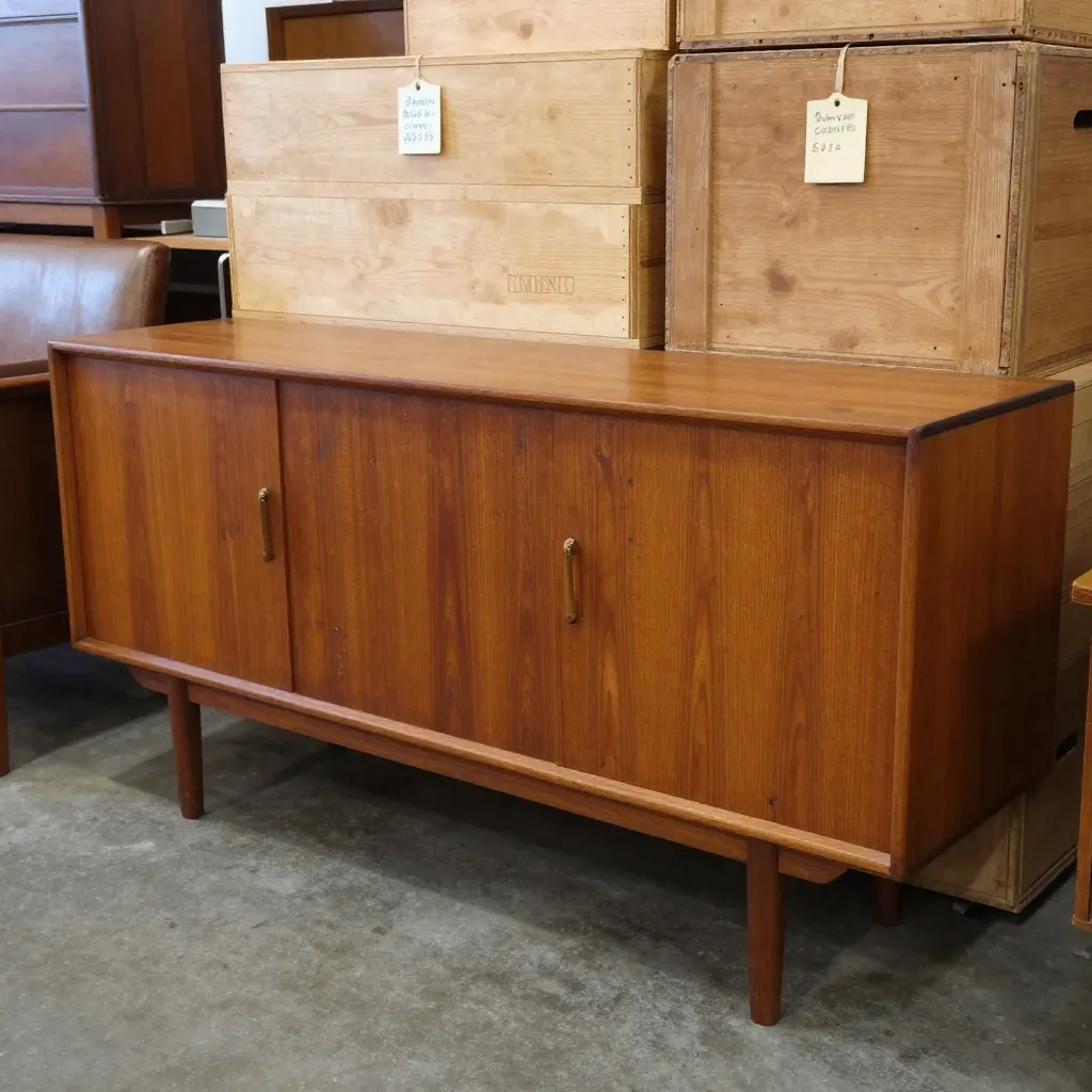 Art Deco table after restoration